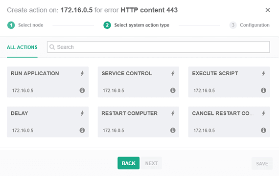 Actions and notifications automation