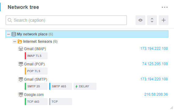 Widget to manage your processes